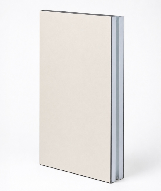 HPL cleanroom wall panel surface for chemical-resistant semiconductor cleanroom applications