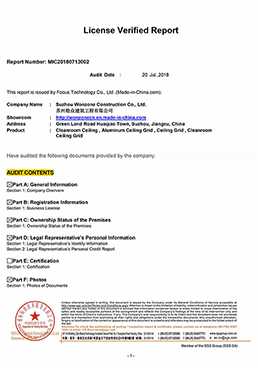 Lizenzüberprüfungsbericht