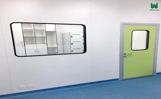 Wir präsentieren die Zukunft des Reinraumzugangs: WONCLEAN HPL-Türen